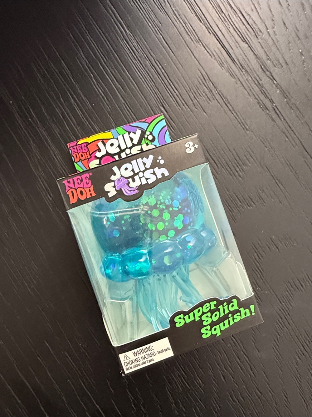 New doh Jelly Squish Blue Super Solid Squish Toy